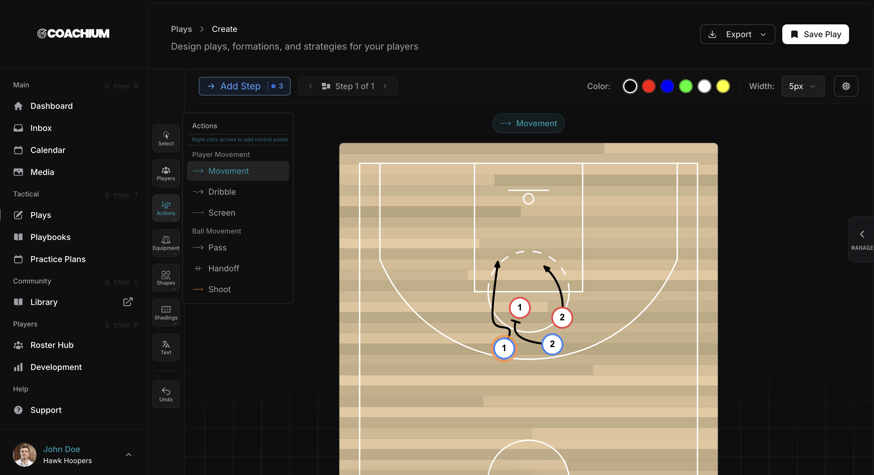 Coachium app screenshot